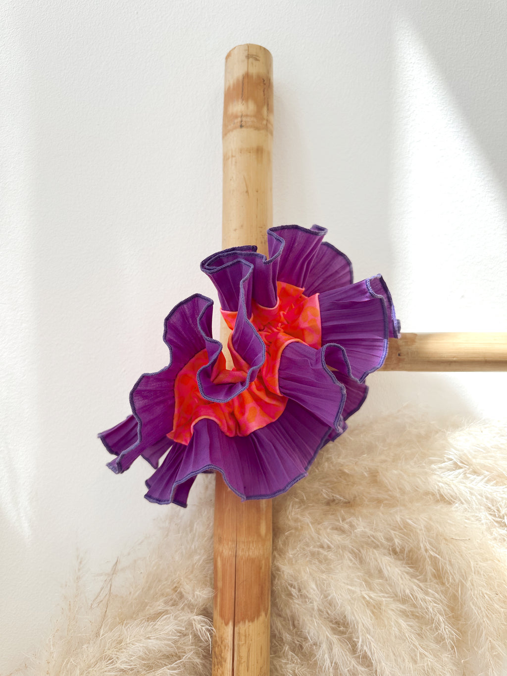 Colet Doble Vuelo Morado Fluor