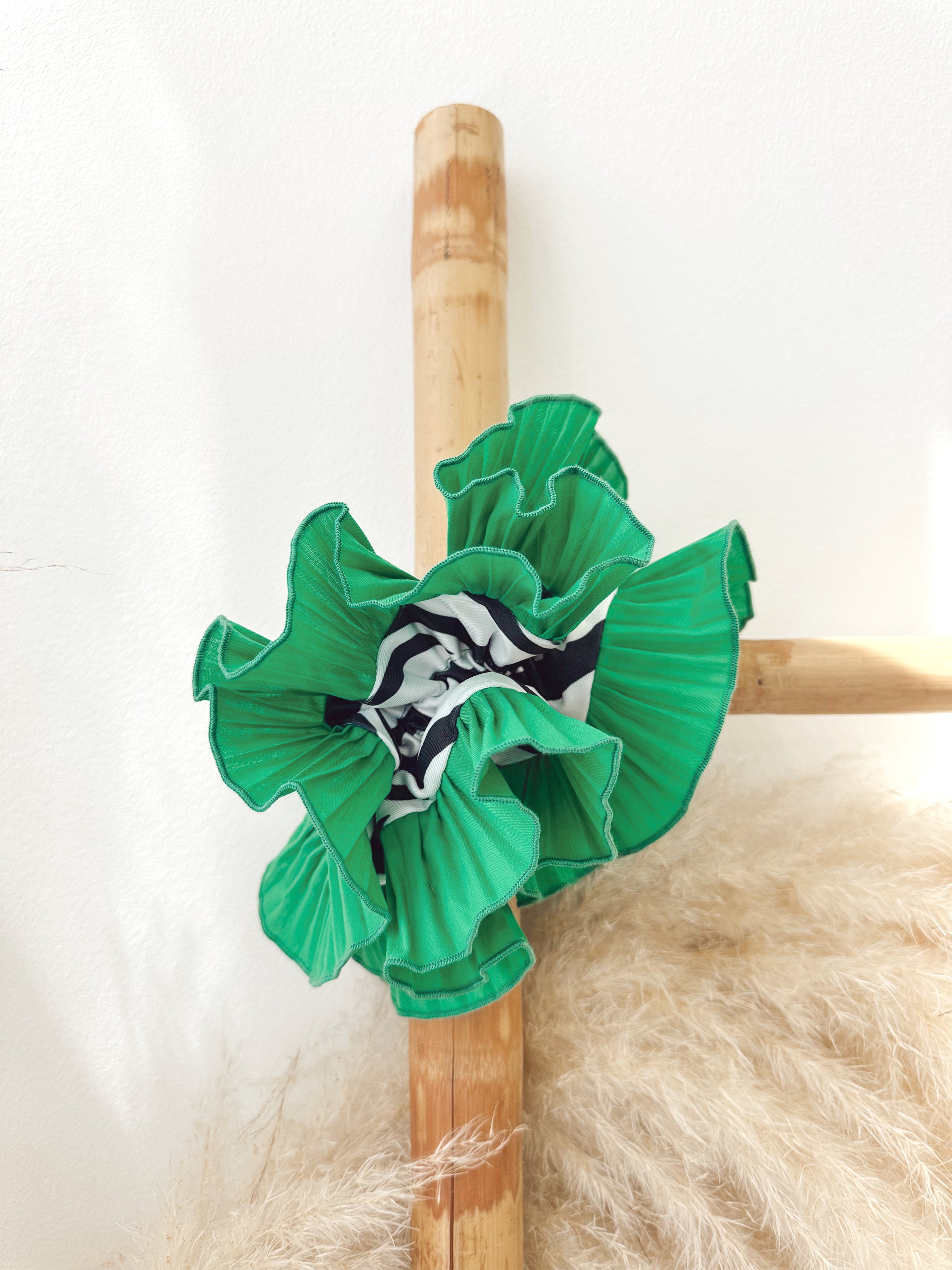 Colet Doble Vuelo Verde Cebra