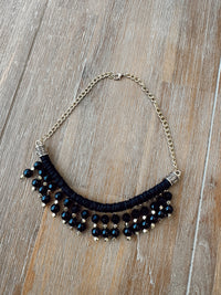 Collar MOM Negro Dorado
