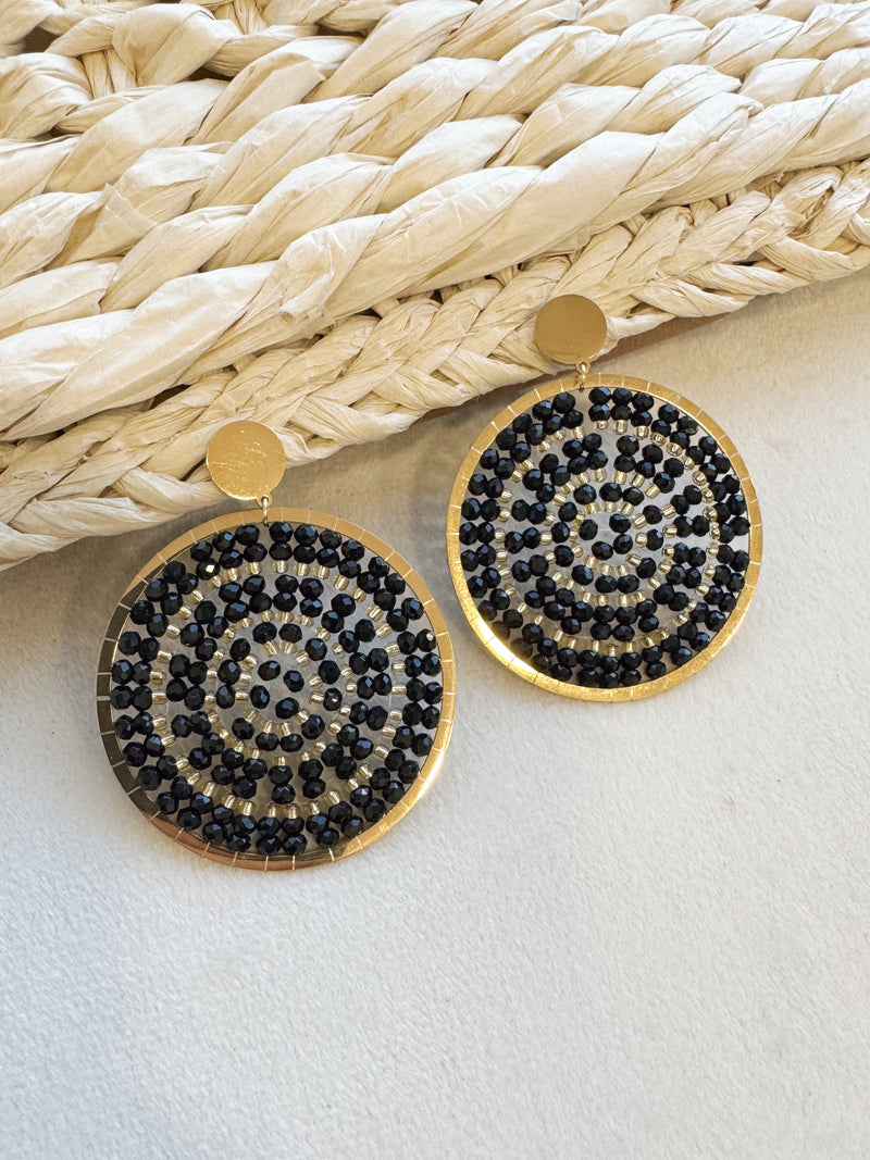 Aros Mostacilla Negro