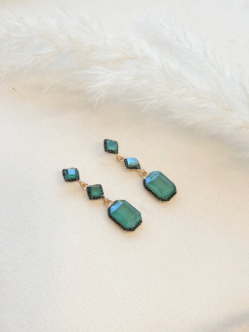 Aros Colgantes Verdes