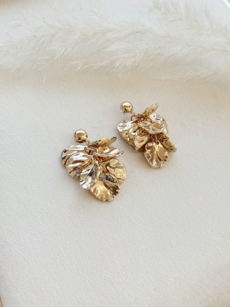 Aros Colgante Dorado