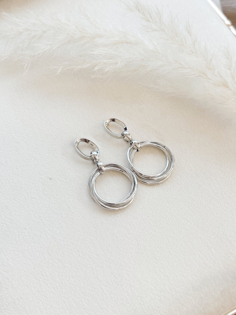 Aros Plateados Circulo