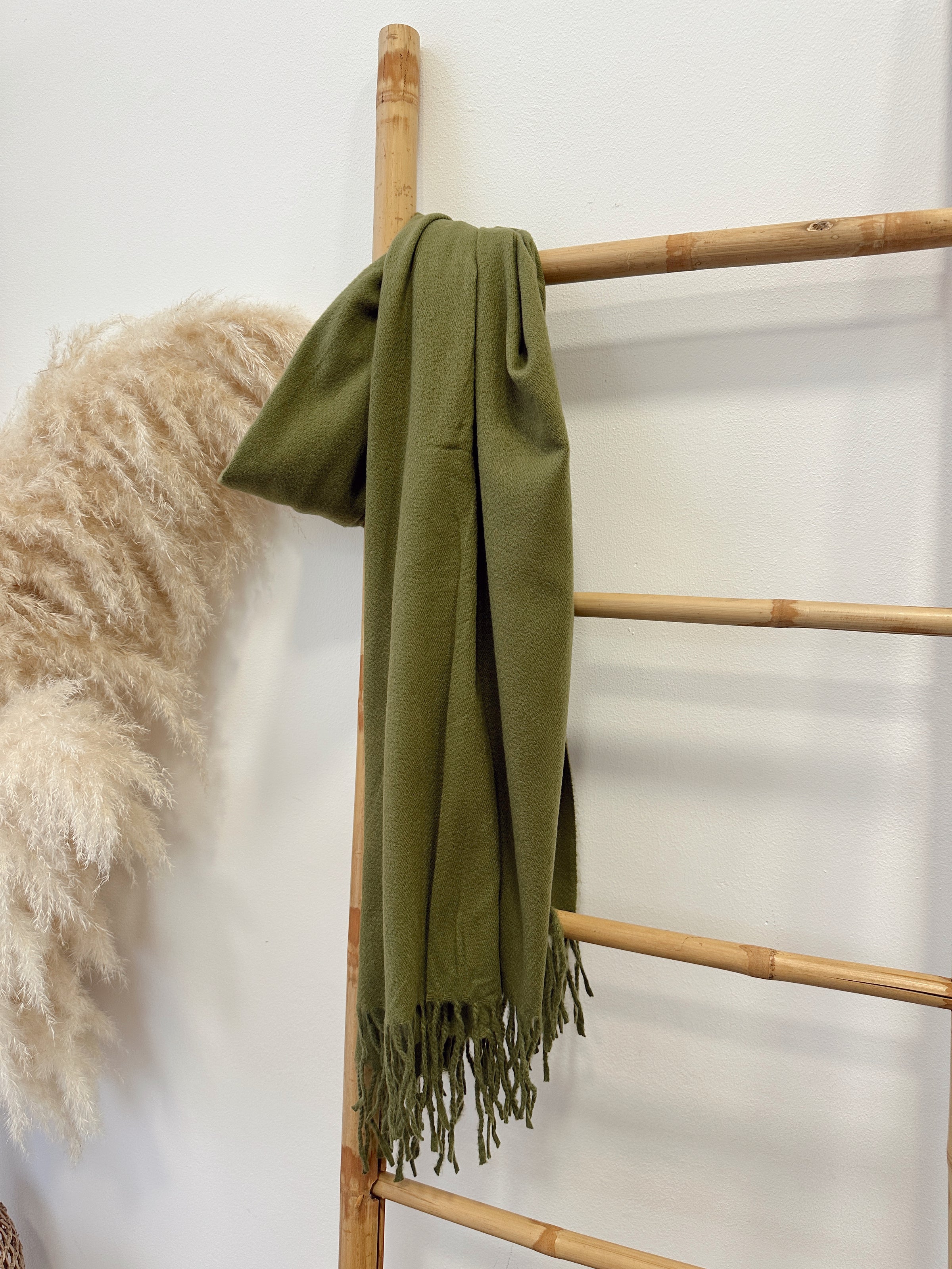 Bufanda cashmere Verde*