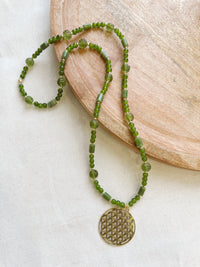 Collar Verde Dorado