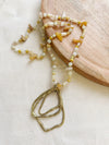 Collar Beige Dorado