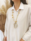 Collar Beige Dorado