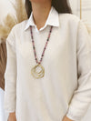 Collar Morado dorado