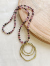 Collar Morado dorado
