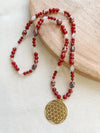 Collar Rojo Dorado