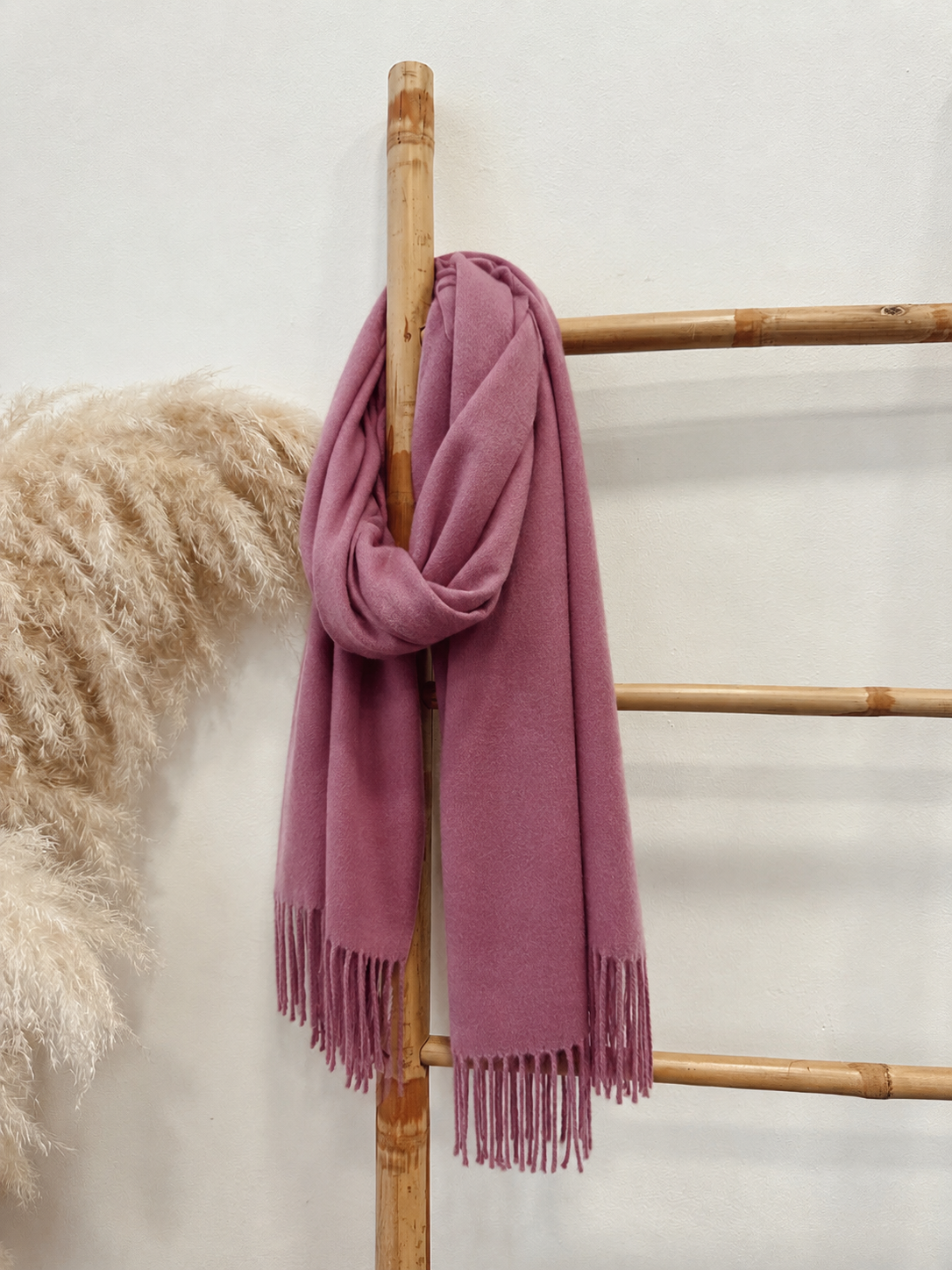 Bufanda cashmere Rosa Viejo
