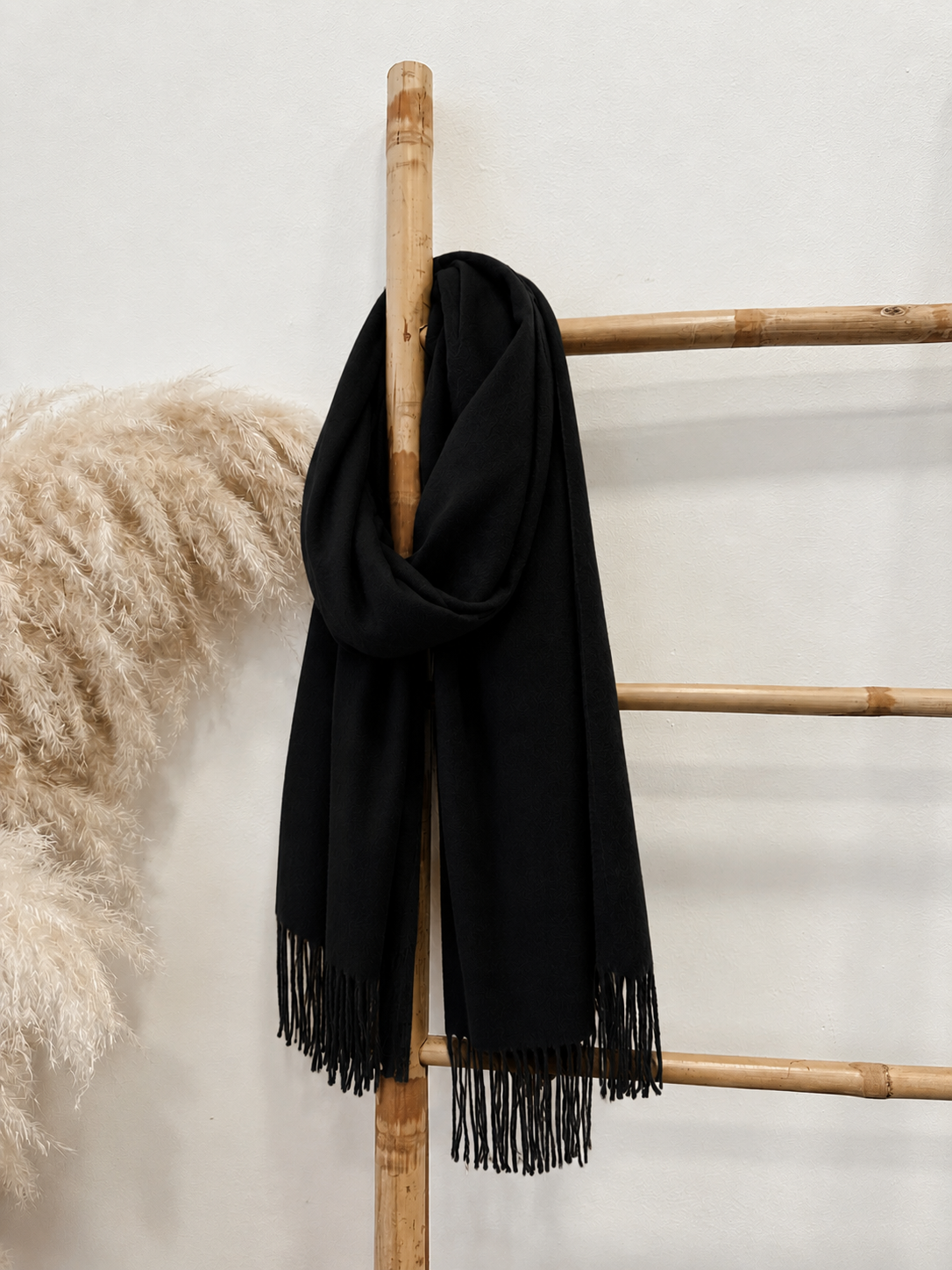Bufanda cashmere Negro