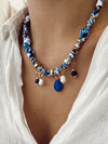 Collar Tela Azul