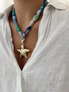 Collar Tela Agua Estrella