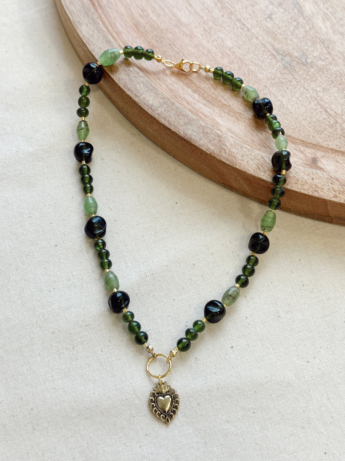 Collar Piedras Verde