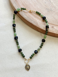 Collar Piedras Verde