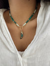 Collar Cacho turquesa