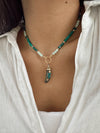Collar Cacho turquesa