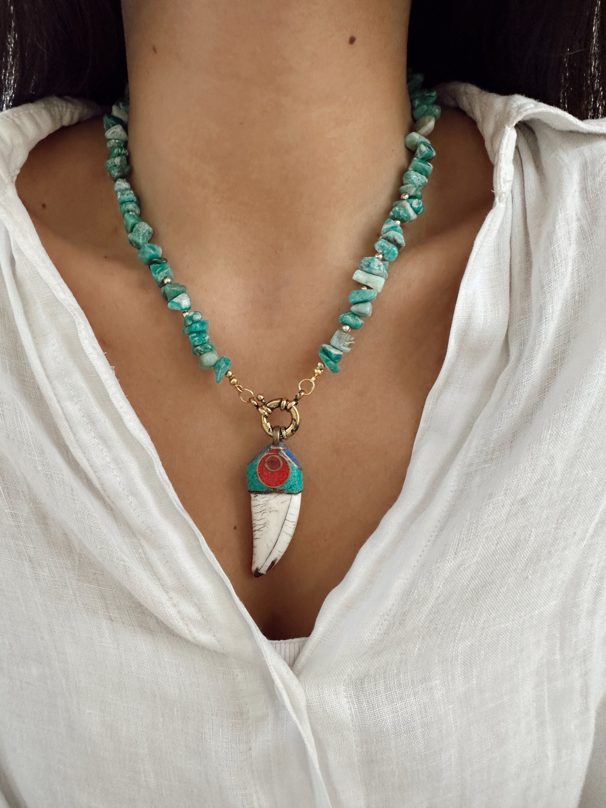 Collar Turquesa Cacho