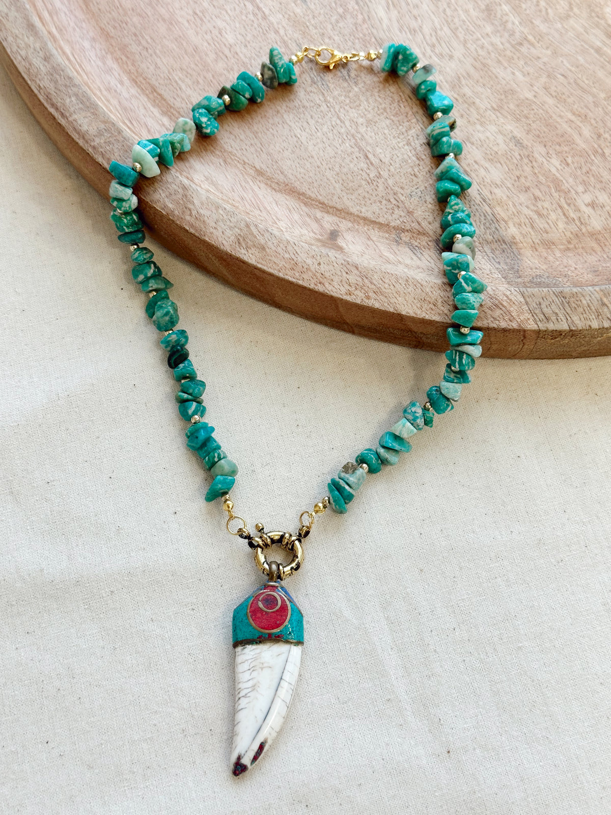 Collar Turquesa Cacho