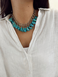 Collar Cadena Turquesa