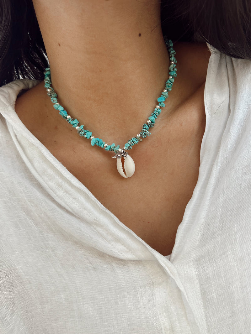 Collar Turquesa Elefante