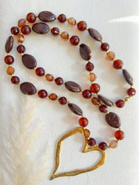 Collar Café Corazón