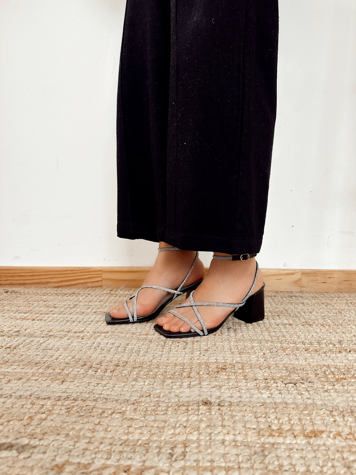 Sandalias Negras Fiesta