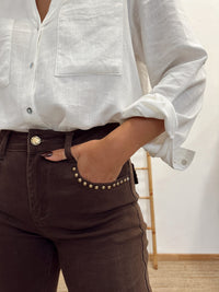 Pantalon Jeans Tachas