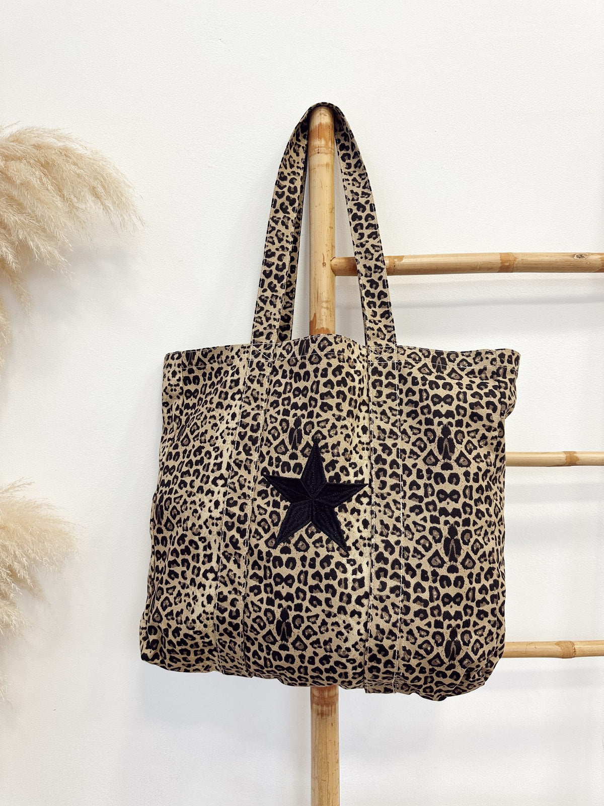 Bolso Estrella Print Camel