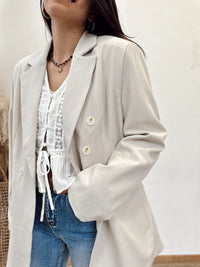Blazer botones Roble