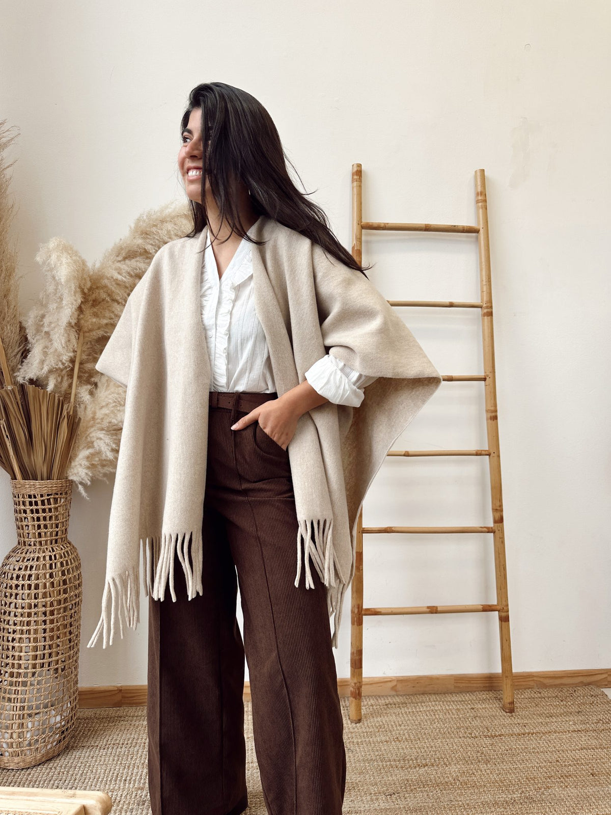 Ruana Lisa Beige