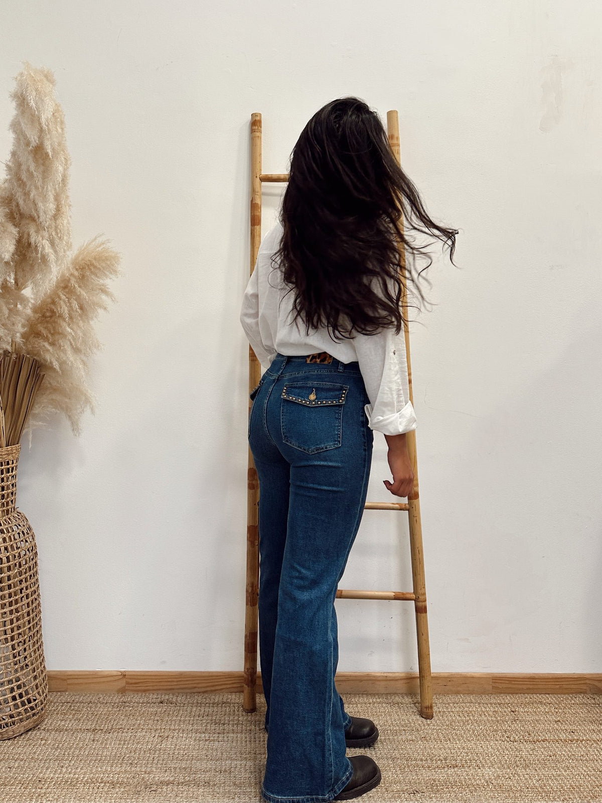 Pantalon Jeans Tachas