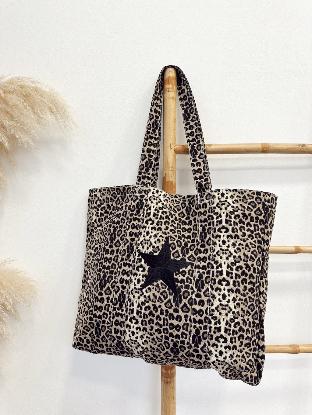Bolso Estrella Print Beige