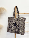 Bolso Estrella Print Beige