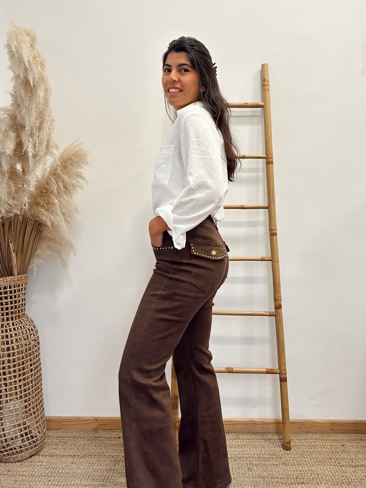 Pantalon Jeans Tachas