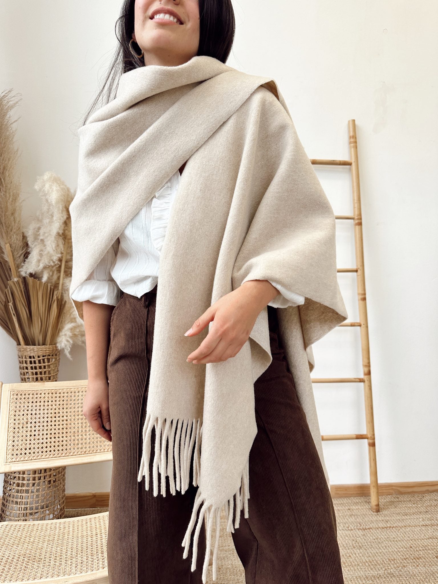 Ruana Lisa Beige