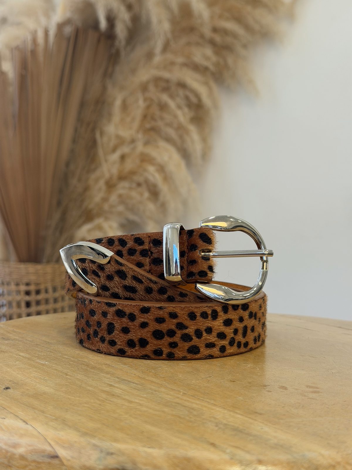 Cinturon Print Camel