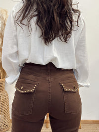 Pantalon Jeans Tachas