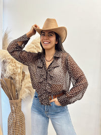 Blusa puntos Calafate