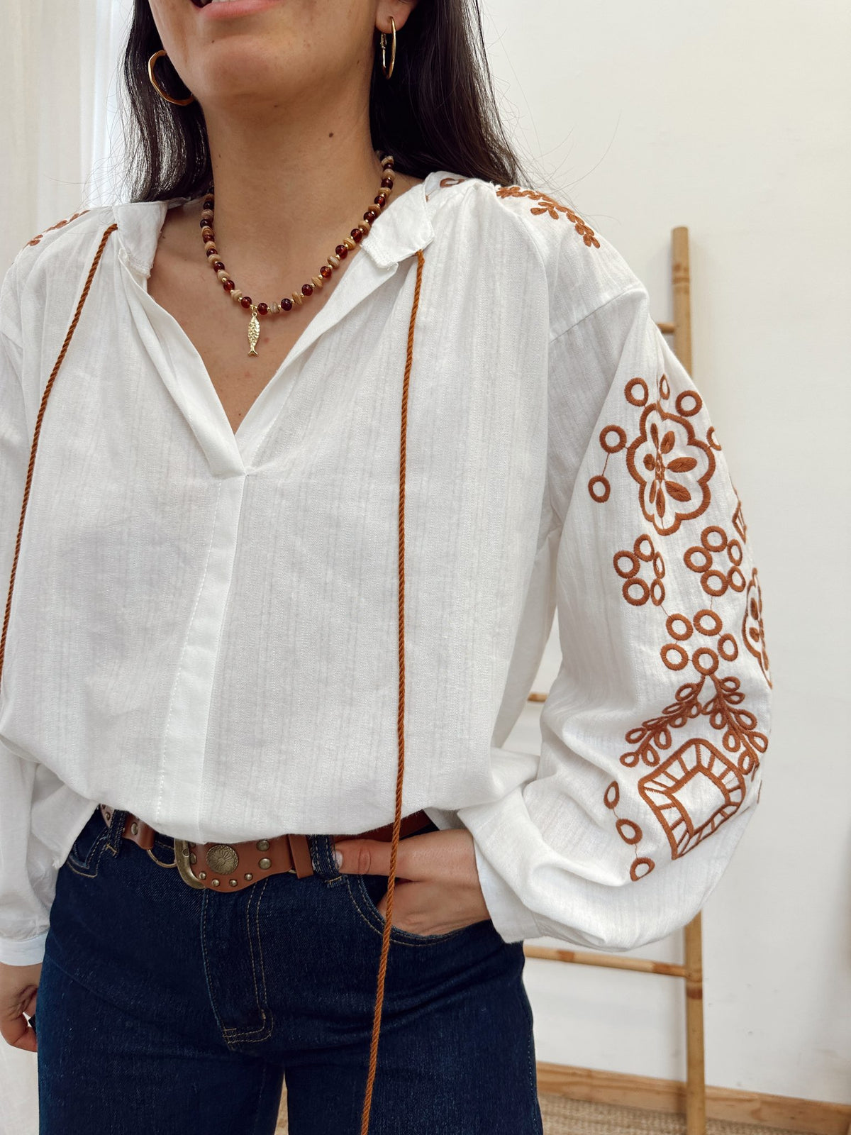Blusa Bordada Amapola