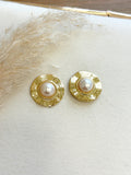 Aros Perla blanca