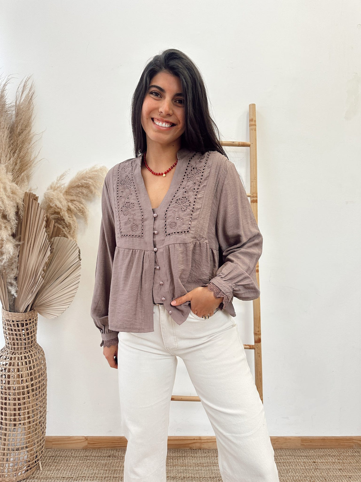 Blusa botones Ancona