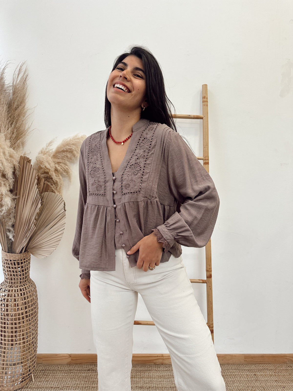 Blusa botones Ancona