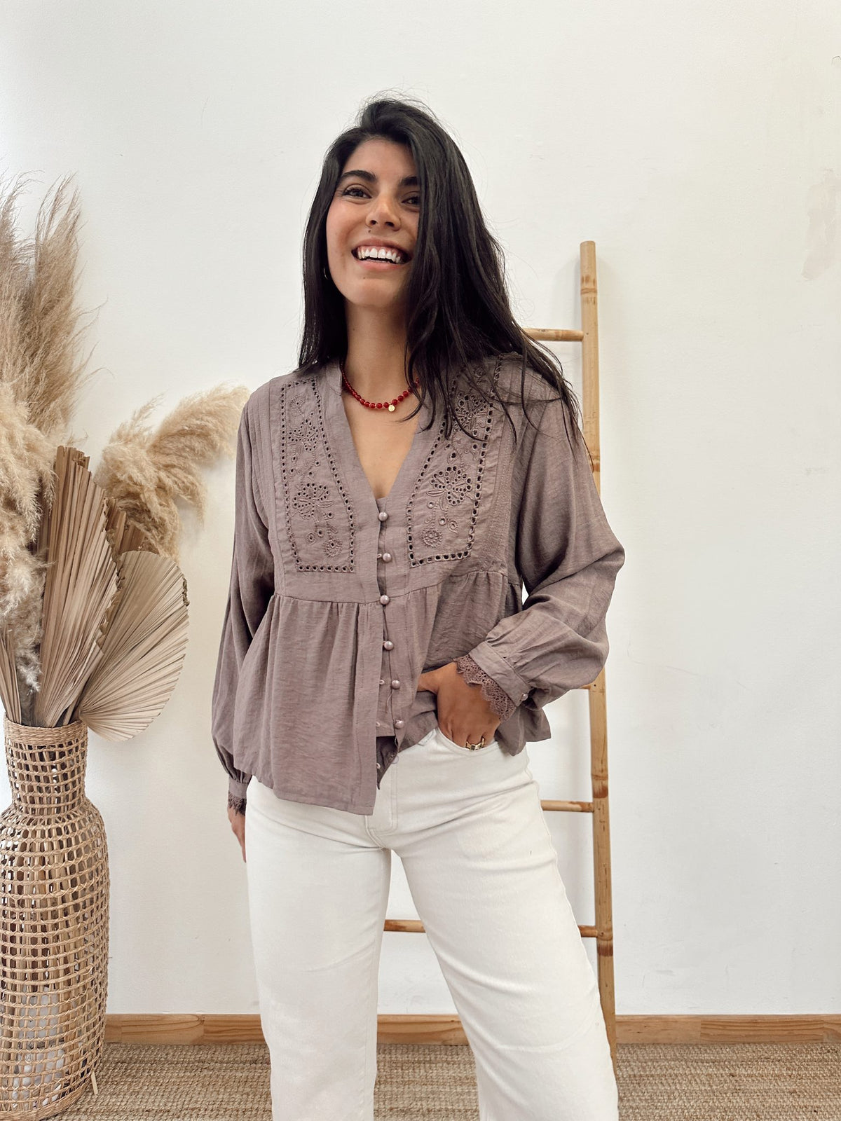 Blusa botones Ancona