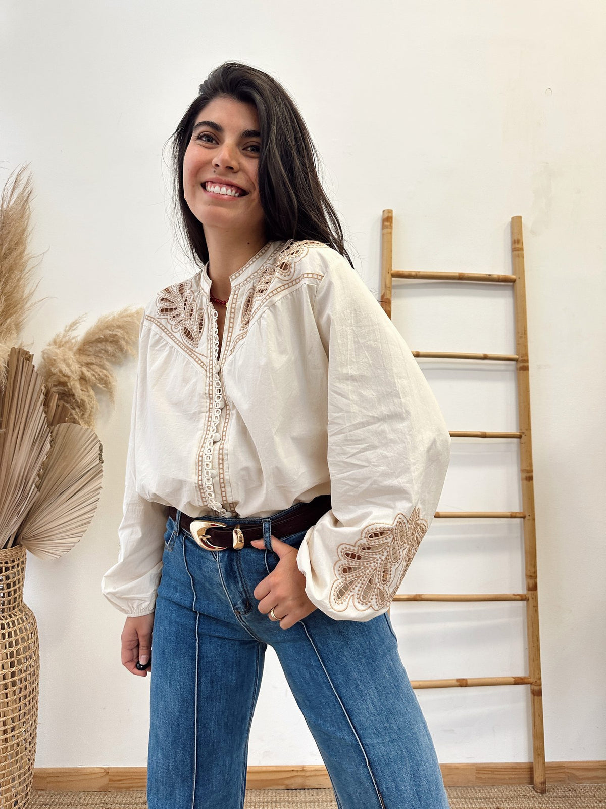 Blusa Broderie Florencia