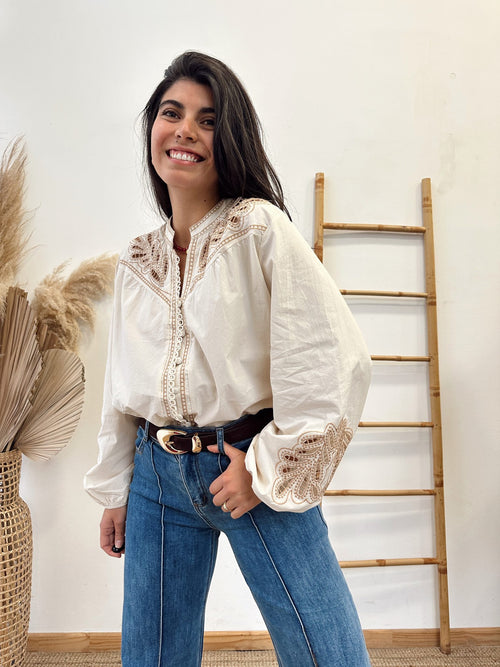 Blusa Broderie Florencia