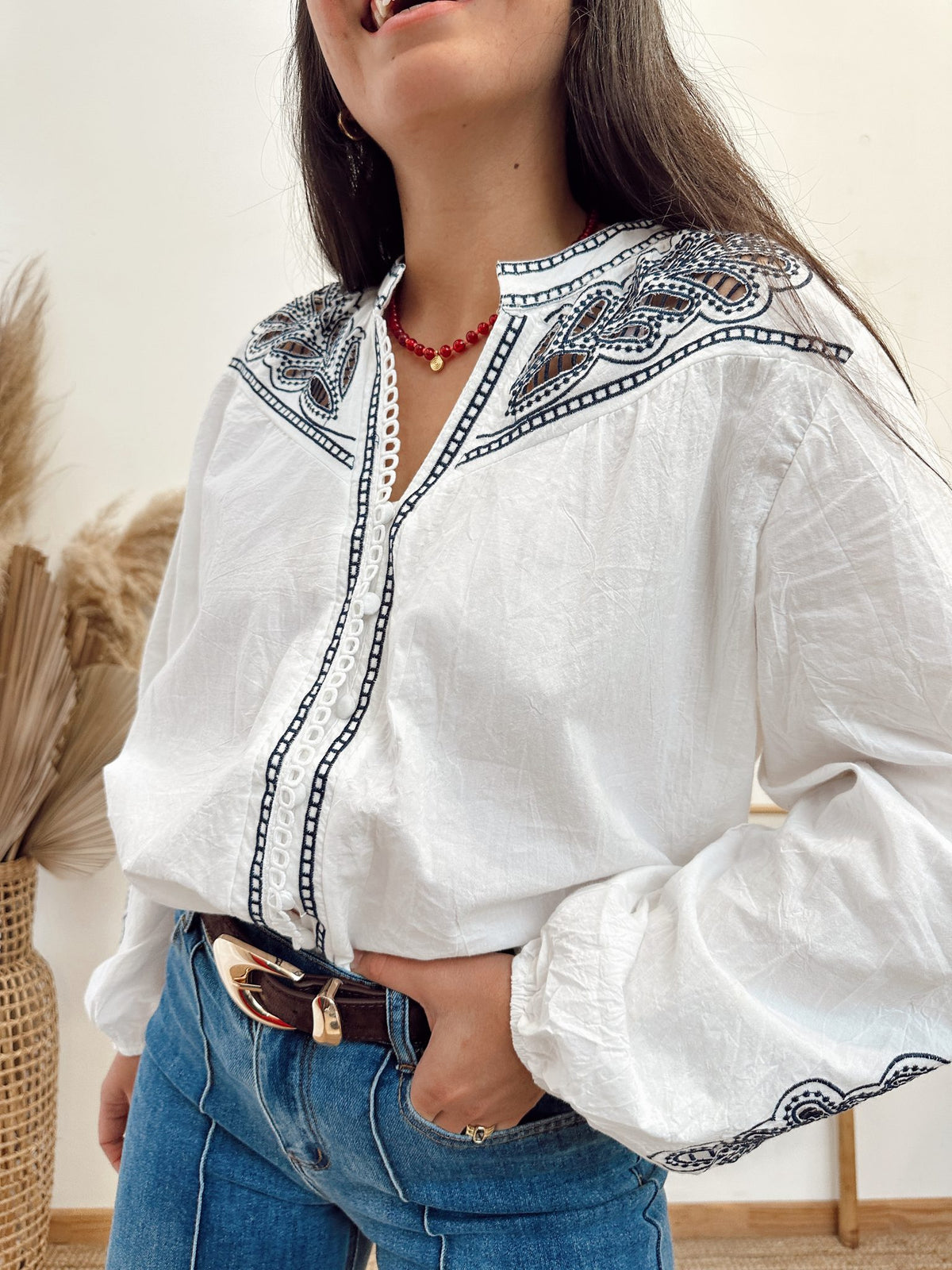 Blusa Broderie Florencia