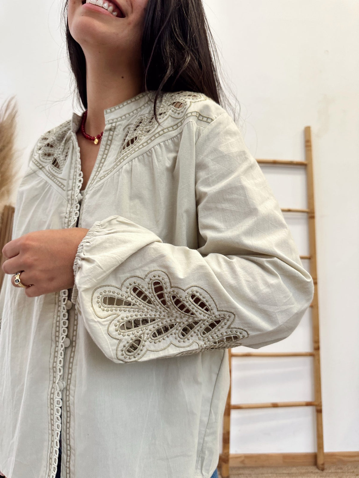 Blusa Broderie Florencia