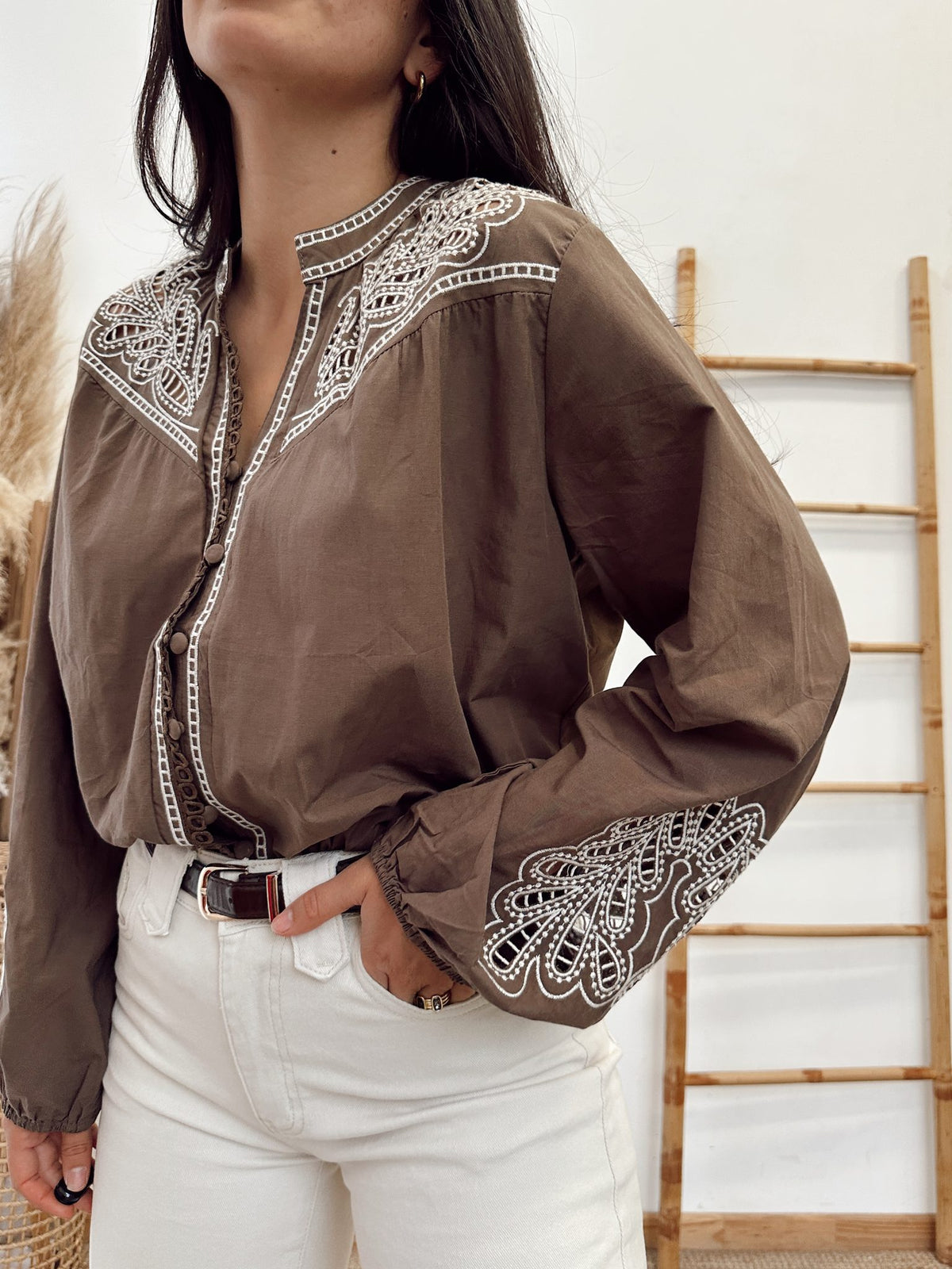 Blusa Broderie Florencia